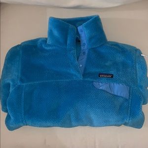 Patagonia blue snap fleece